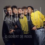08-10-1985 Roberto Jacketti & the Scooter, Eric van der Hoff at studio in Amsterdam.

[keywords]Posed, Half Length, Smiling[/keywords]